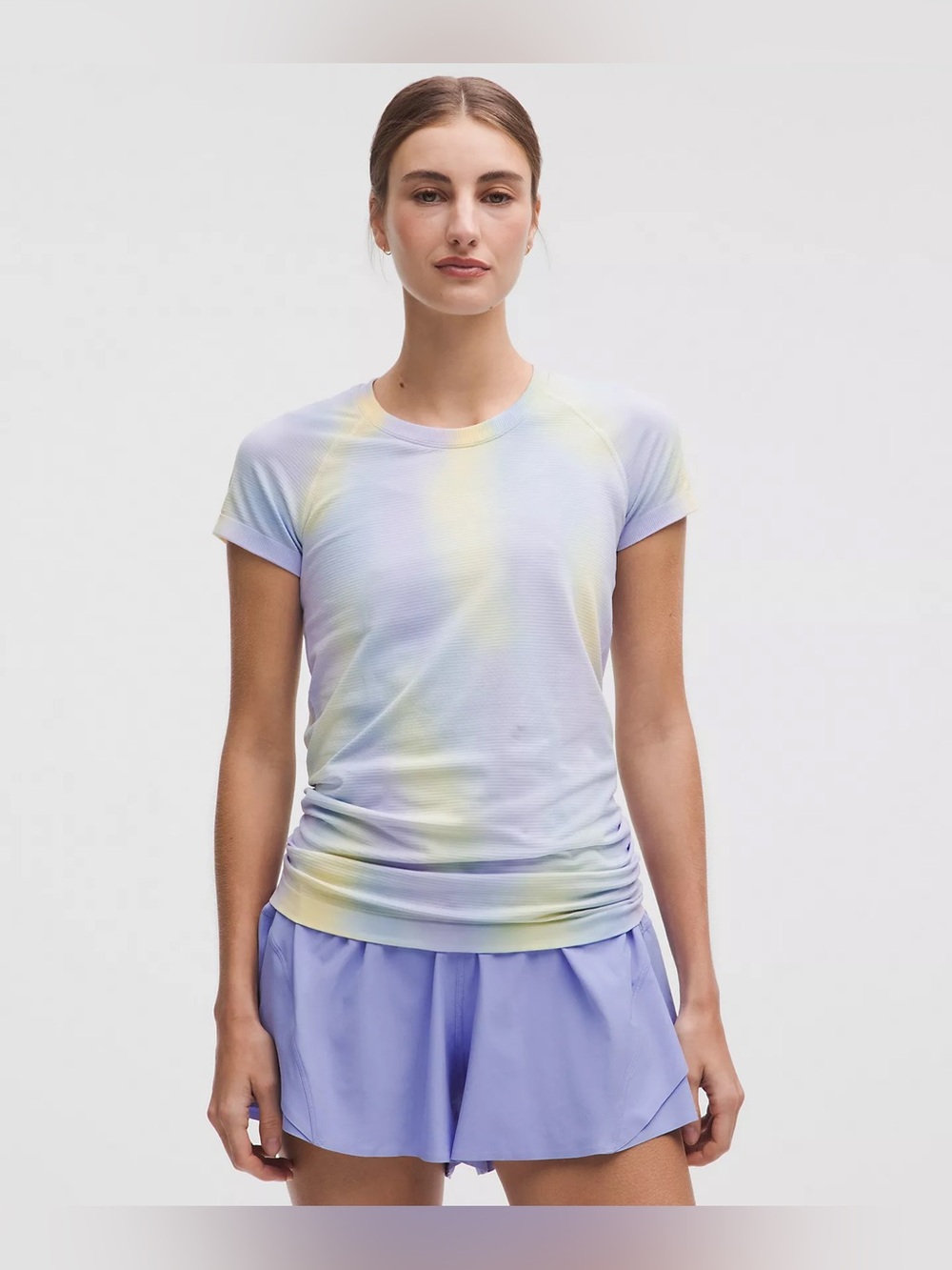 Lululemon Swiftly Tech Short Sleeve Shirt 2.0 Hip Length Wash size 4/6 PWLF